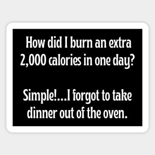 Skip the Gym Weightlifting Workout! Father's Secret to Burning Calories Without a Diet. (MD23Frd004d) Magnet